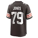 Zennovawear Men's Cleveland Browns Dawand Jones Brown Team Game Jersey