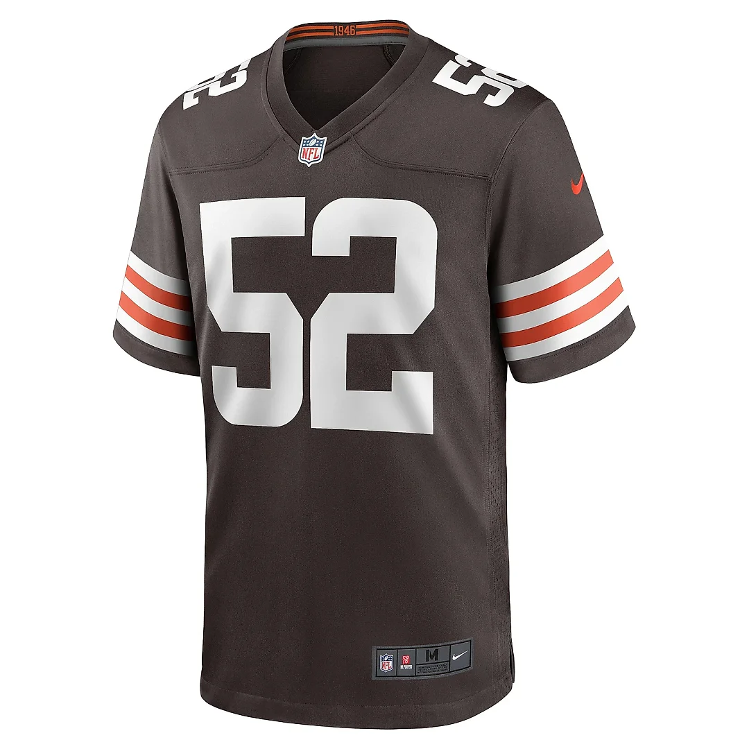 Zennovawear Men's Cleveland Browns Dawson Deaton Brown Game Player Jersey