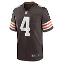 Zennovawear Men's Cleveland Browns Deshaun Watson Brown Game Jersey