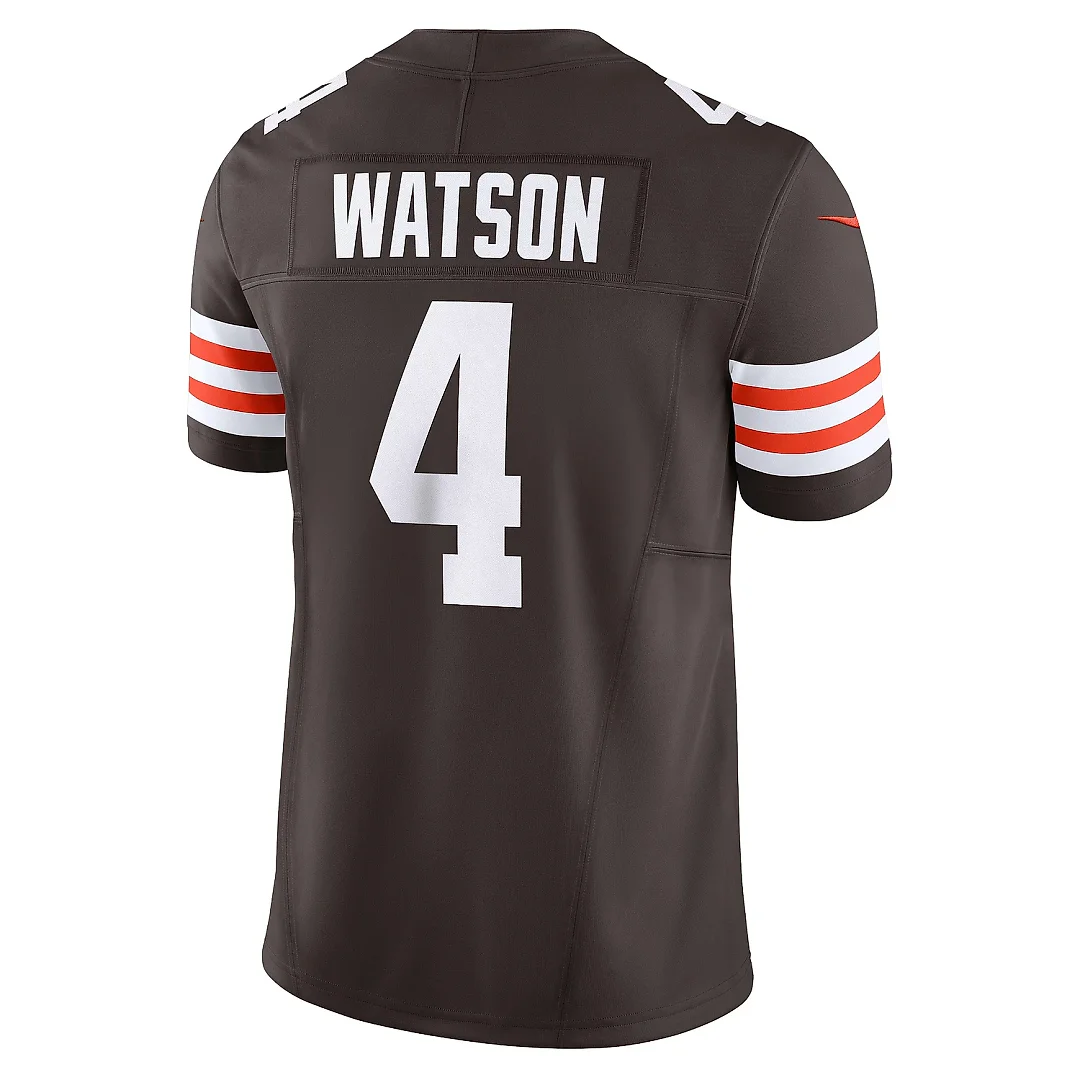 Zennovawear Men's Cleveland Browns Deshaun Watson Brown Vapor F.U.S.E. Limited Jersey