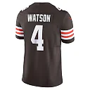 Zennovawear Men's Cleveland Browns Deshaun Watson Brown Vapor F.U.S.E. Limited Jersey