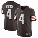 Zennovawear Men's Cleveland Browns Deshaun Watson Brown Vapor Limited Jersey