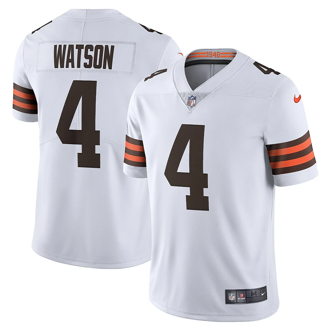 Zennovawear Men's Cleveland Browns Deshaun Watson White 2020 Vapor Limited Jersey