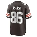 Zennovawear Men's Cleveland Browns Devin Asiasi Brown Game Jersey