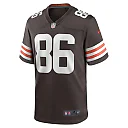 Zennovawear Men's Cleveland Browns Devin Asiasi Brown Game Jersey