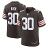 Zennovawear Men's Cleveland Browns Devin Bush Brown Game Jersey