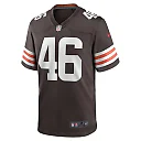 Zennovawear Men's Cleveland Browns Don Fleming Brown Retired Player Jersey