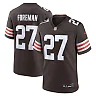 Zennovawear Men's Cleveland Browns D'Onta Foreman Brown Team Game Jersey
