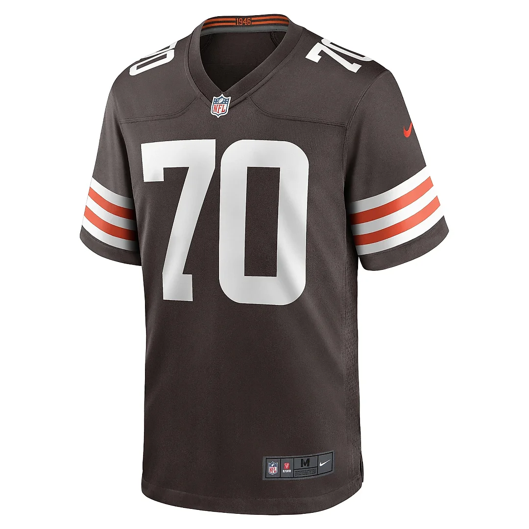 Zennovawear Men's Cleveland Browns Drew Forbes Brown Team Game Jersey