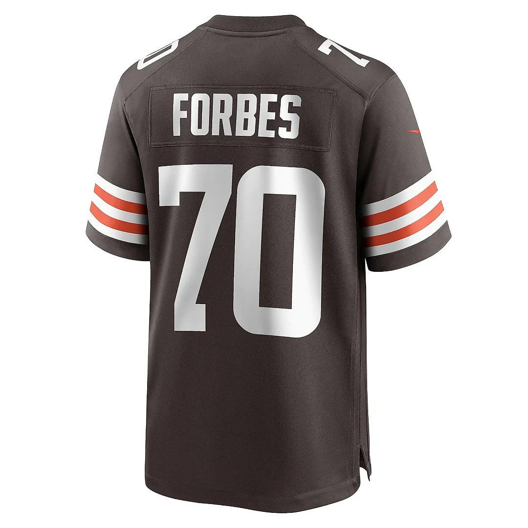 Zennovawear Men's Cleveland Browns Drew Forbes Brown Team Game Jersey