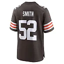 Zennovawear Men's Cleveland Browns Elerson Smith Brown Team Game Jersey