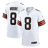 Zennovawear Men's Cleveland Browns Elijah Moore White Team Game Jersey