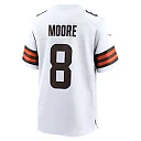 Zennovawear Men's Cleveland Browns Elijah Moore White Team Game Jersey