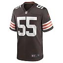 Zennovawear Men's Cleveland Browns Ethan Pocic Brown Game Jersey