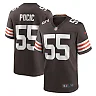 Zennovawear Men's Cleveland Browns Ethan Pocic Brown Game Jersey