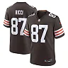 Zennovawear Men's Cleveland Browns Giovanni Ricci Brown Game Jersey