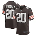 Zennovawear Men's Cleveland Browns Greg Newsome II Brown Game Jersey