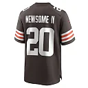 Zennovawear Men's Cleveland Browns Greg Newsome II Brown Game Jersey