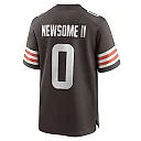 Zennovawear Men's Cleveland Browns Greg Newsome II Brown Team Game Jersey