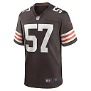 Zennovawear Men's Cleveland Browns Isaiah McGuire Brown Team Game Jersey