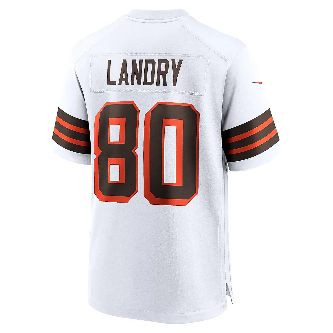 Zennovawear Men's Cleveland Browns Jarvis Landry White 1946 Collection Alternate Game Jersey
