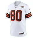 Zennovawear Men's Cleveland Browns Jarvis Landry White 1946 Collection Alternate Game Jersey