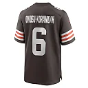 Zennovawear Men's Cleveland Browns Jeremiah Owusu-Koramoah Brown Team Game Jersey