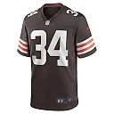 Zennovawear Men's Cleveland Browns Jerome Ford Brown Game Player Jersey