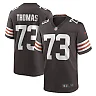 Zennovawear Men's Cleveland Browns Joe Thomas Brown Retired Game Player Jersey