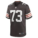 Zennovawear Men's Cleveland Browns Joe Thomas Brown Retired Game Player Jersey