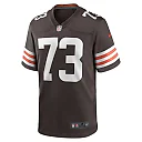 Zennovawear Men's Cleveland Browns Joe Thomas Brown Retired Player Game Jersey