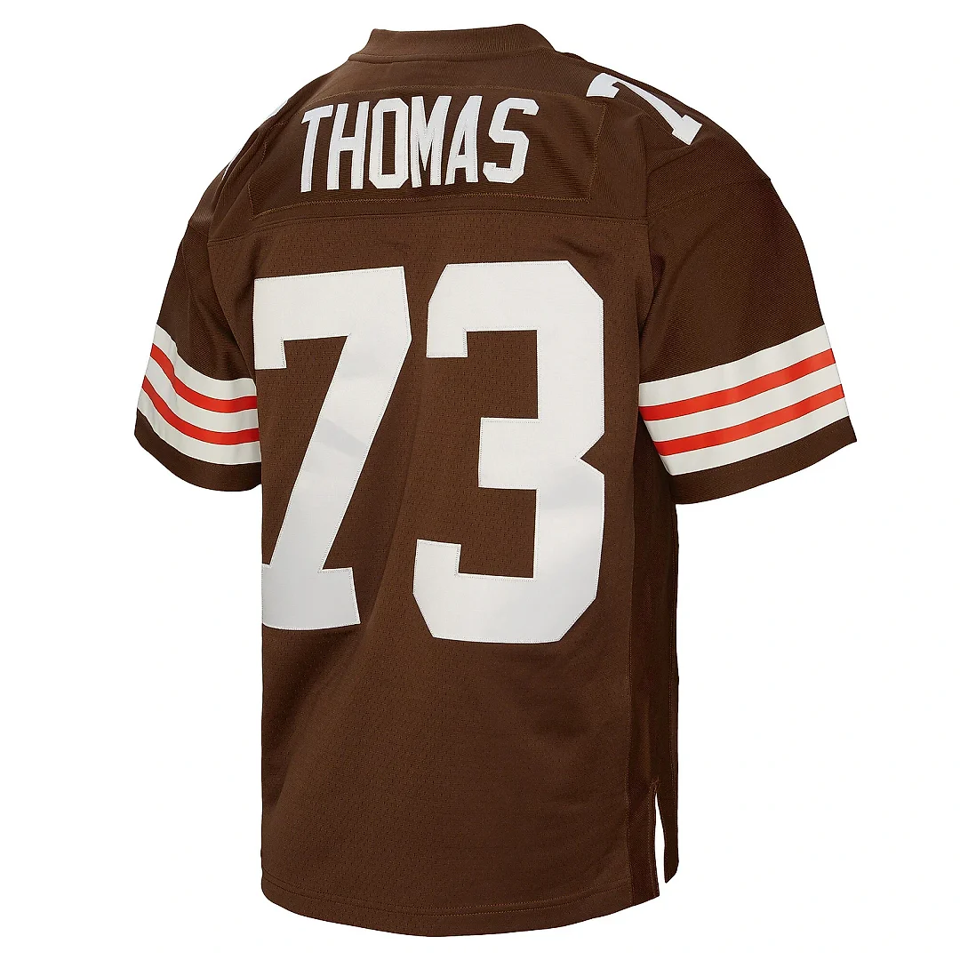 Zennovawear Men's Cleveland Browns Joe Thomas Mitchell & Ness Brown Legacy Jersey