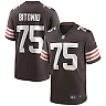 Zennovawear Men's Cleveland Browns Joel Bitonio Brown Game Jersey