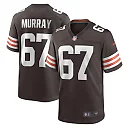 Zennovawear Men's Cleveland Browns Justin Murray Brown Team Game Jersey