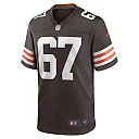Zennovawear Men's Cleveland Browns Justin Murray Brown Team Game Jersey