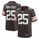 Zennovawear Men's Cleveland Browns Kahlef Hailassie Brown Team Game Jersey