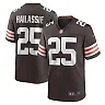 Zennovawear Men's Cleveland Browns Kahlef Hailassie Brown Team Game Jersey