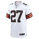 Zennovawear Men's Cleveland Browns Kareem Hunt White Game Player Jersey