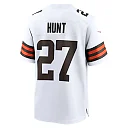 Zennovawear Men's Cleveland Browns Kareem Hunt White Game Player Jersey