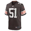 Zennovawear Men's Cleveland Browns Kunaszyk Brown Game Player Jersey