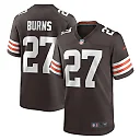 Zennovawear Men's Cleveland Browns Lorenzo Burns Brown Team Game Jersey
