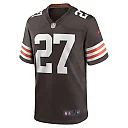 Zennovawear Men's Cleveland Browns Lorenzo Burns Brown Team Game Jersey