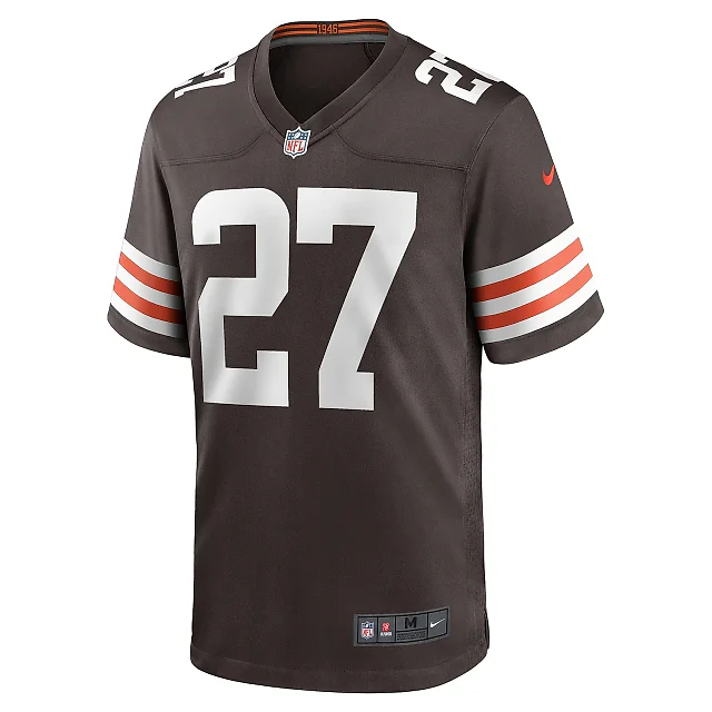 Zennovawear Men's Cleveland Browns Lorenzo Burns Brown Team Game Jersey