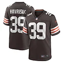 Zennovawear Men's Cleveland Browns Lucas Havrisik Brown Team Game Jersey