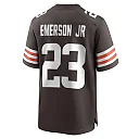 Zennovawear Men's Cleveland Browns Martin Emerson Jr. Brown Game Player Jersey