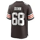Zennovawear Men's Cleveland Browns Michael Dunn Brown Game Jersey