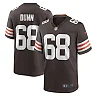 Zennovawear Men's Cleveland Browns Michael Dunn Brown Game Jersey