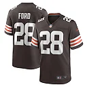 Zennovawear Men's Cleveland Browns Mike Ford Brown Team Game Jersey