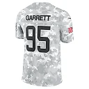 Zennovawear Men's Cleveland Browns Myles Garrett Arctic Camo 2024 Salute to Service Limited Jersey