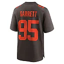 Zennovawear Men's Cleveland Browns Myles Garrett Brown Alternate Game Jersey